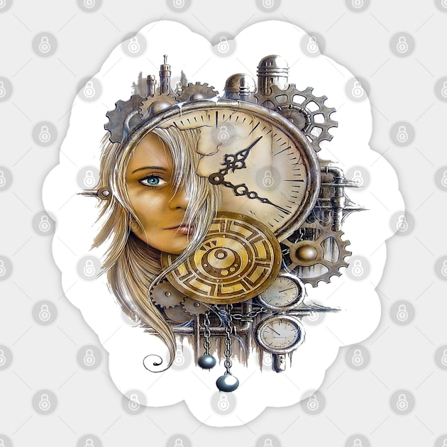 Steampunk Sticker by Hudkins